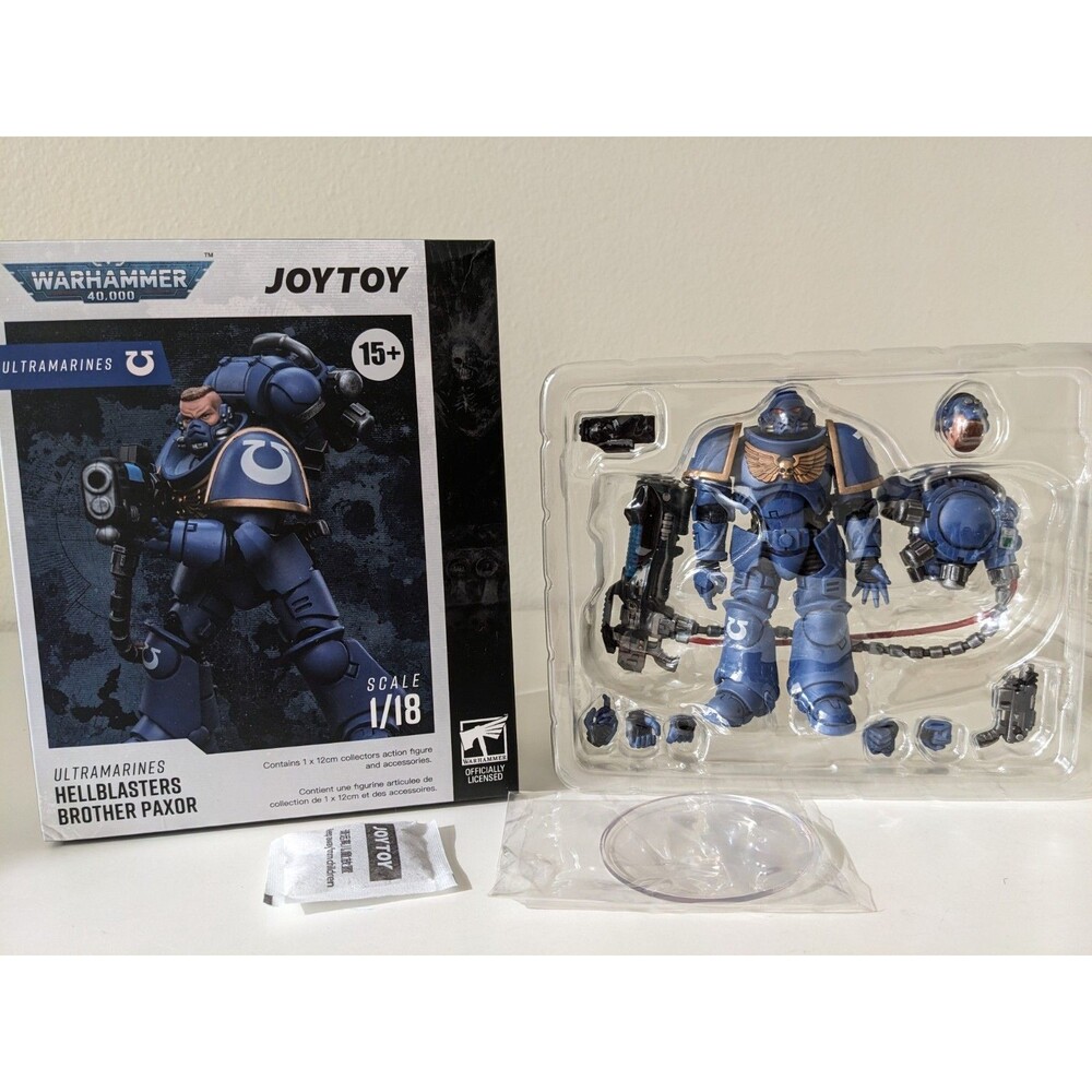 Warhammer 40K JoyToy Ultramarines Hellblasters Brother Paxor 1/18 Action #5369